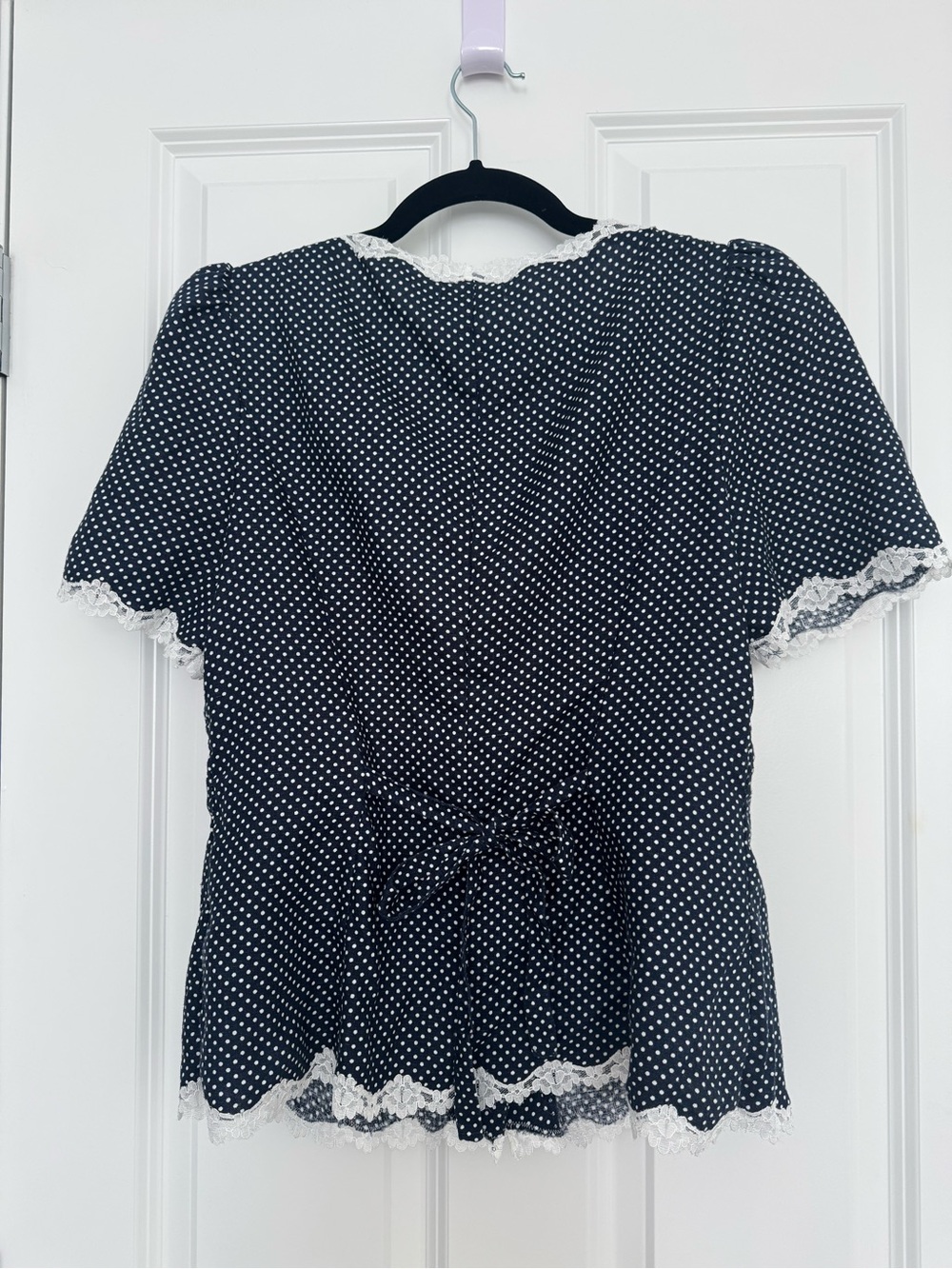 Reformation Annabella Linen Top in Raindrops Size 8 - Picture 4 of 4
